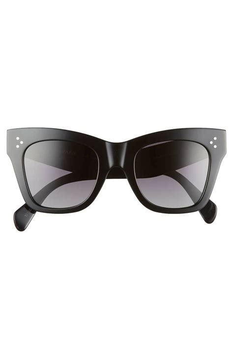 celine sunglasses square|Celine 50mm polarized square sunglasses.